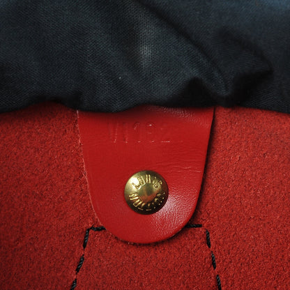 Louis Vuitton Epi Speedy 25 Castillan Red 9 of 10