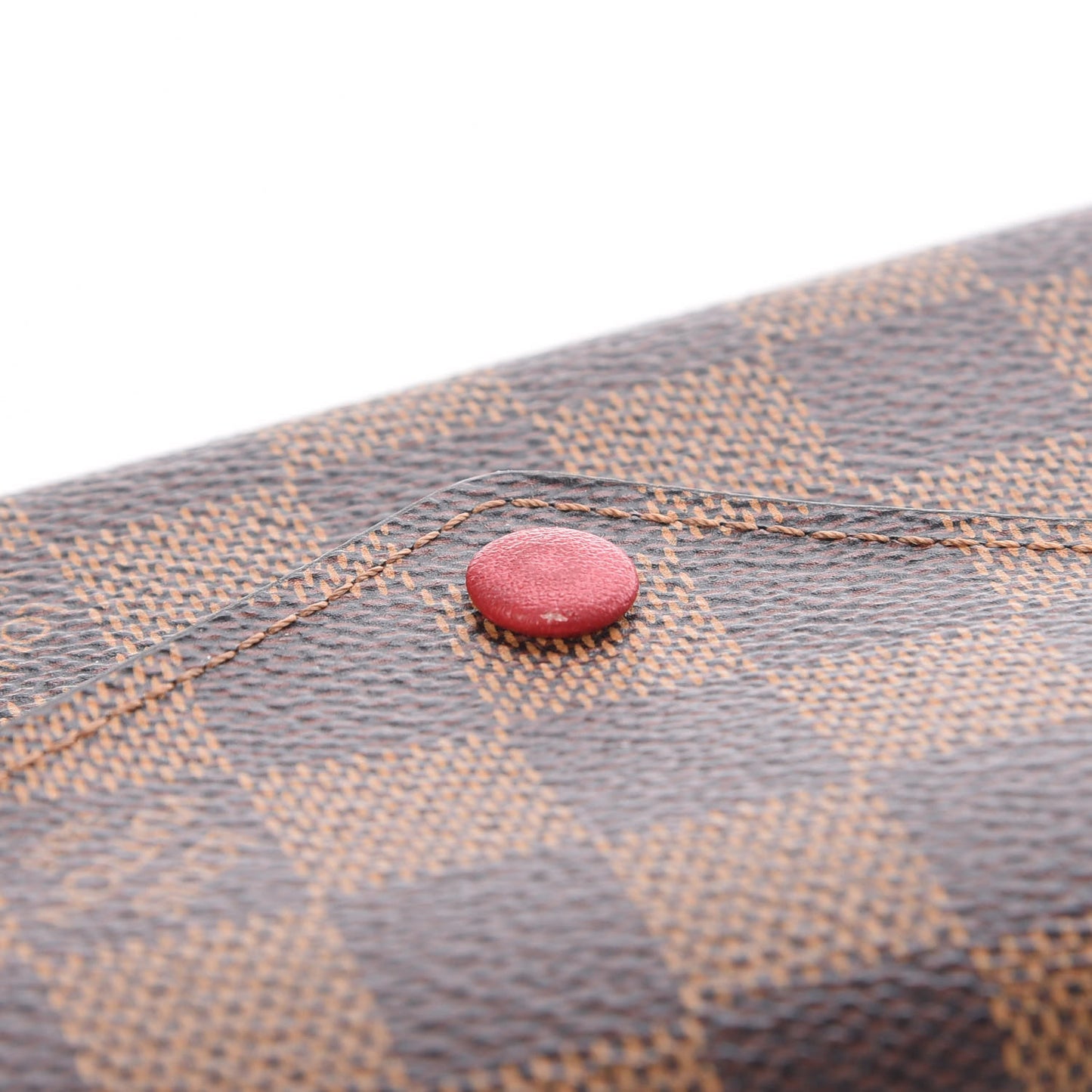 Damier Ebene Victorine Wallet Red