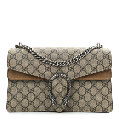 Gucci GG Supreme Monogram Small Dionysus Shoulder Bag Taupe 1 of 9