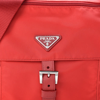 Prada Tessuto Nylon Vela Messenger Rosso 9 of 11