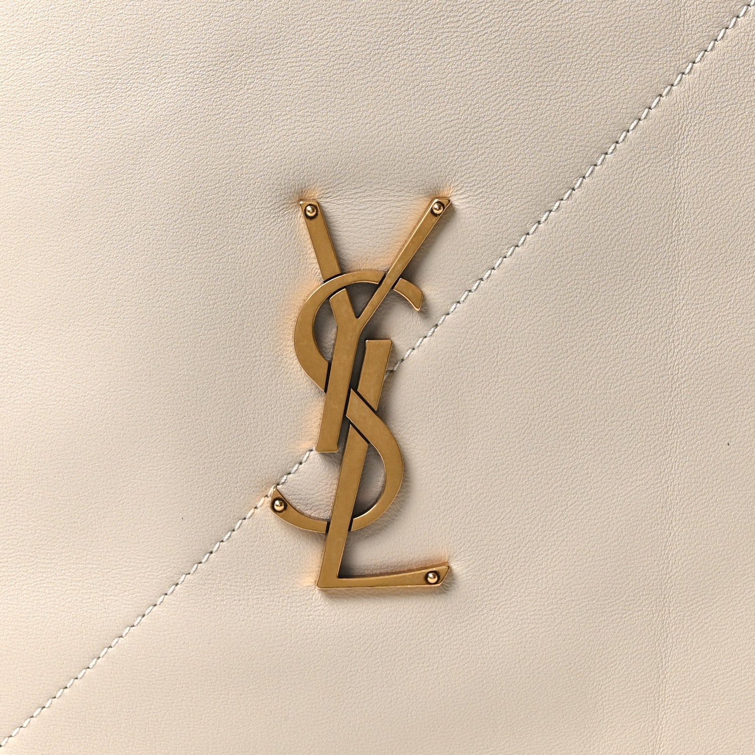 Saint Laurent Lambskin Matelasse Large Jamie Pochon Crema Soft 9 of 11