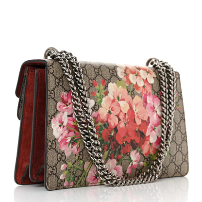 Gucci GG Supreme Monogram Blooms Small Dionysus Shoulder Bag Beige Multicolor Dry Rose 2 of 10
