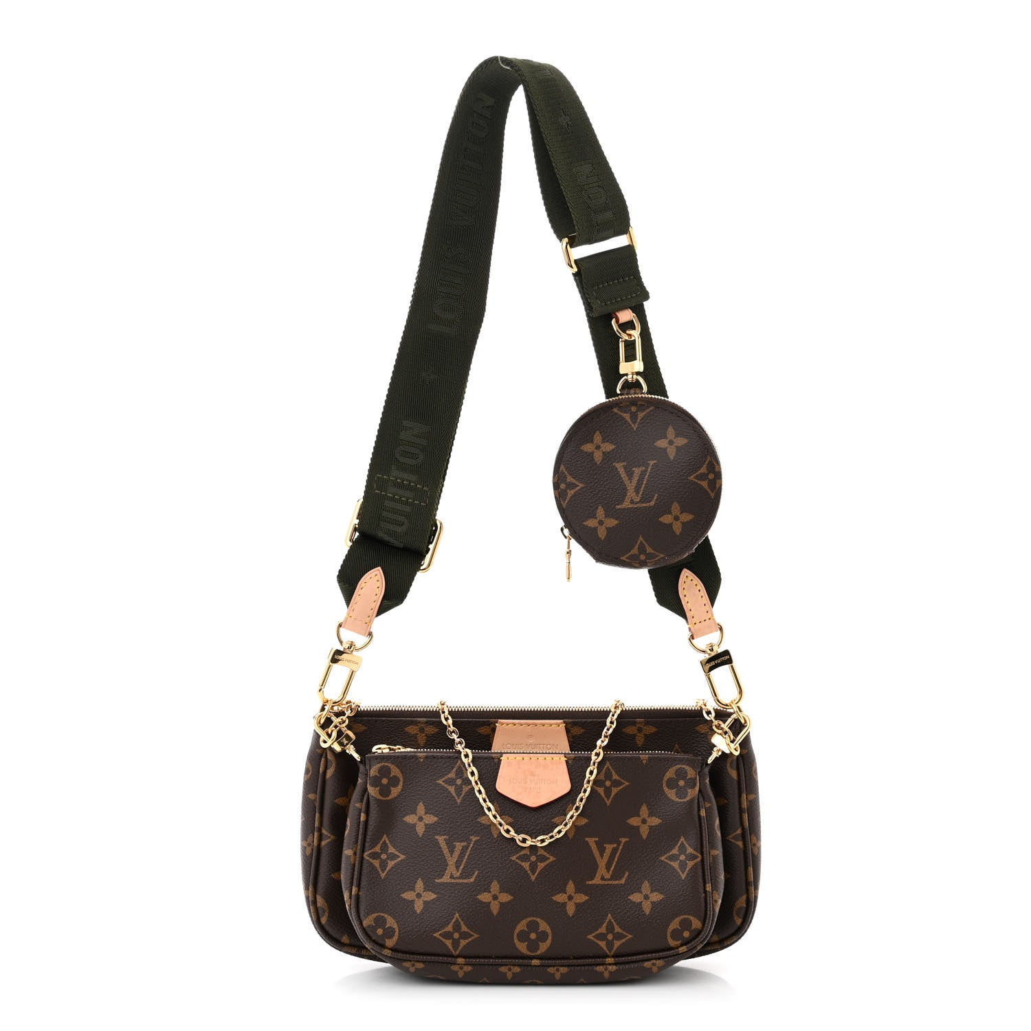 Louis Vuitton Monogram Multi Pochette Accessories Kaki 1 of 10