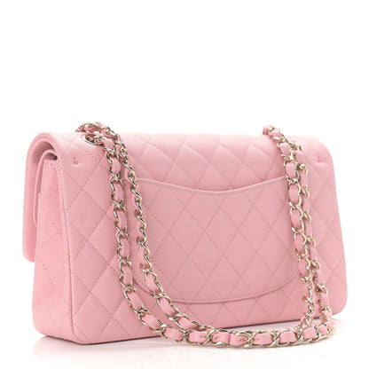 Chanel Caviar Quilted Medium Double Flap Pink 2 of 8