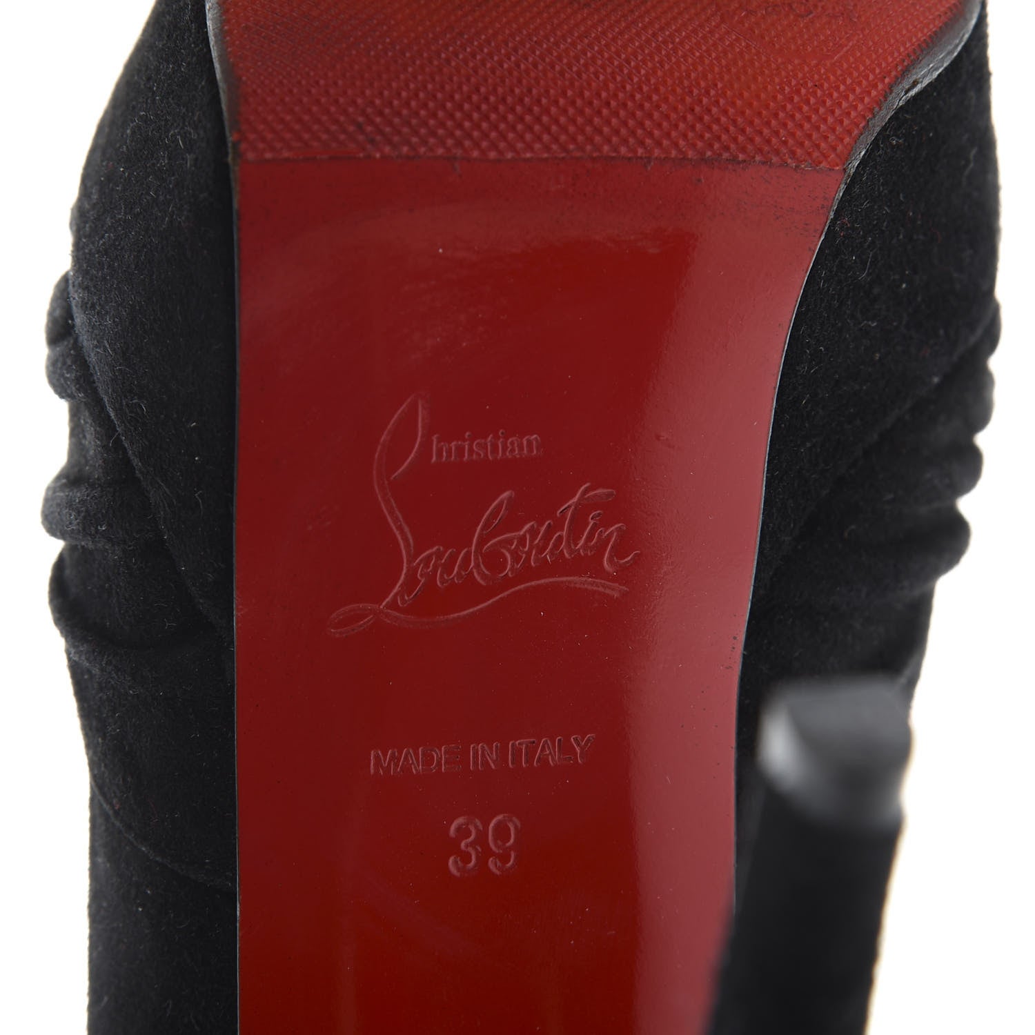 Christian Louboutin Suede Greissimo 140 Pumps 39 Black 9 of 14