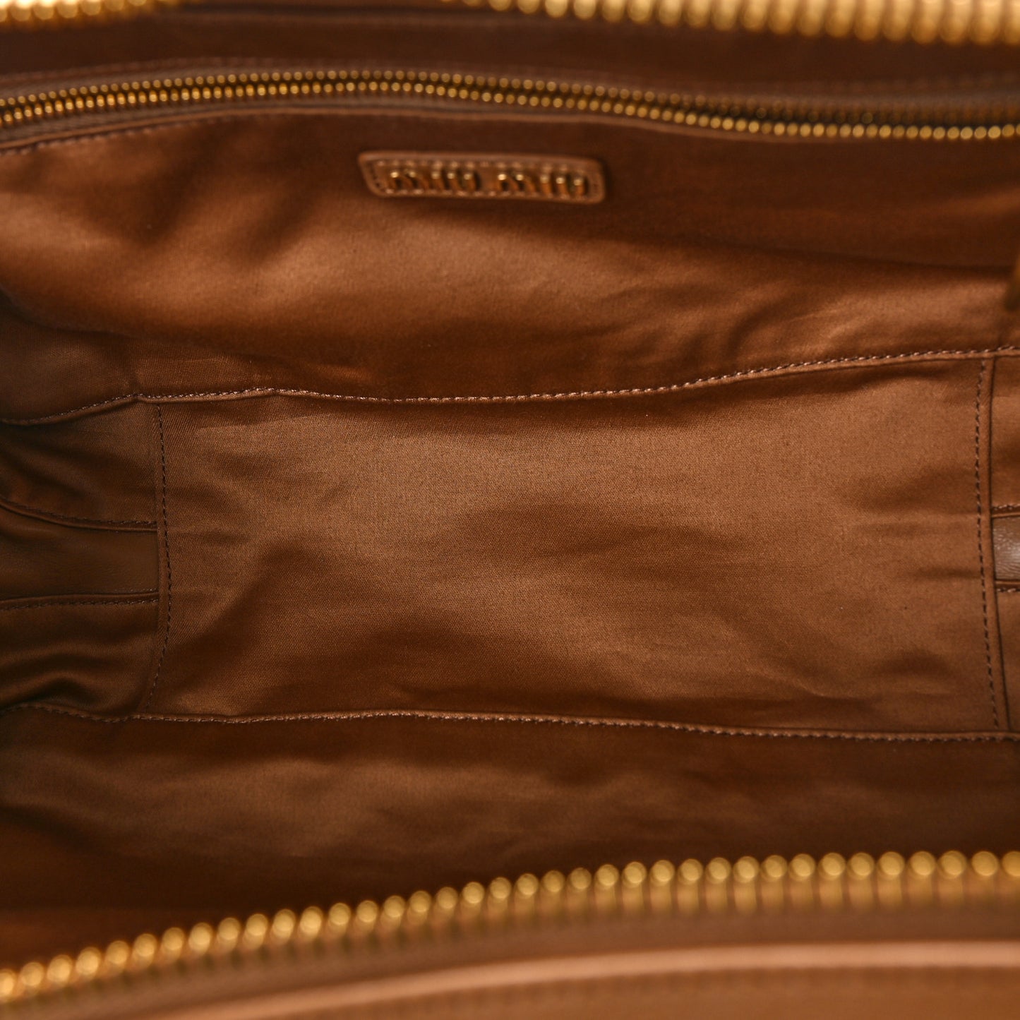 Nappa Matelasse Large Arcadie Top Handle Bag Caramel