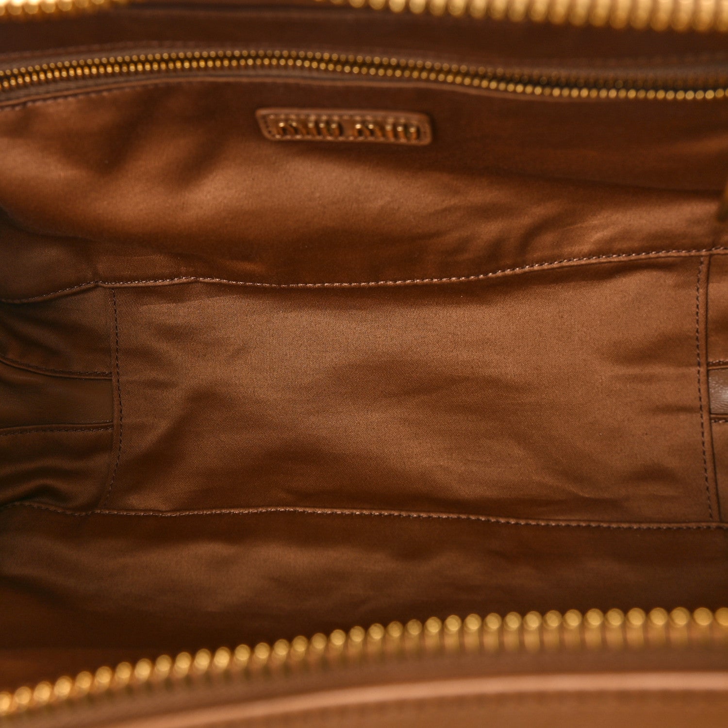 Miu Miu Nappa Matelasse Large Arcadie Top Handle Bag Caramel 5 of 8