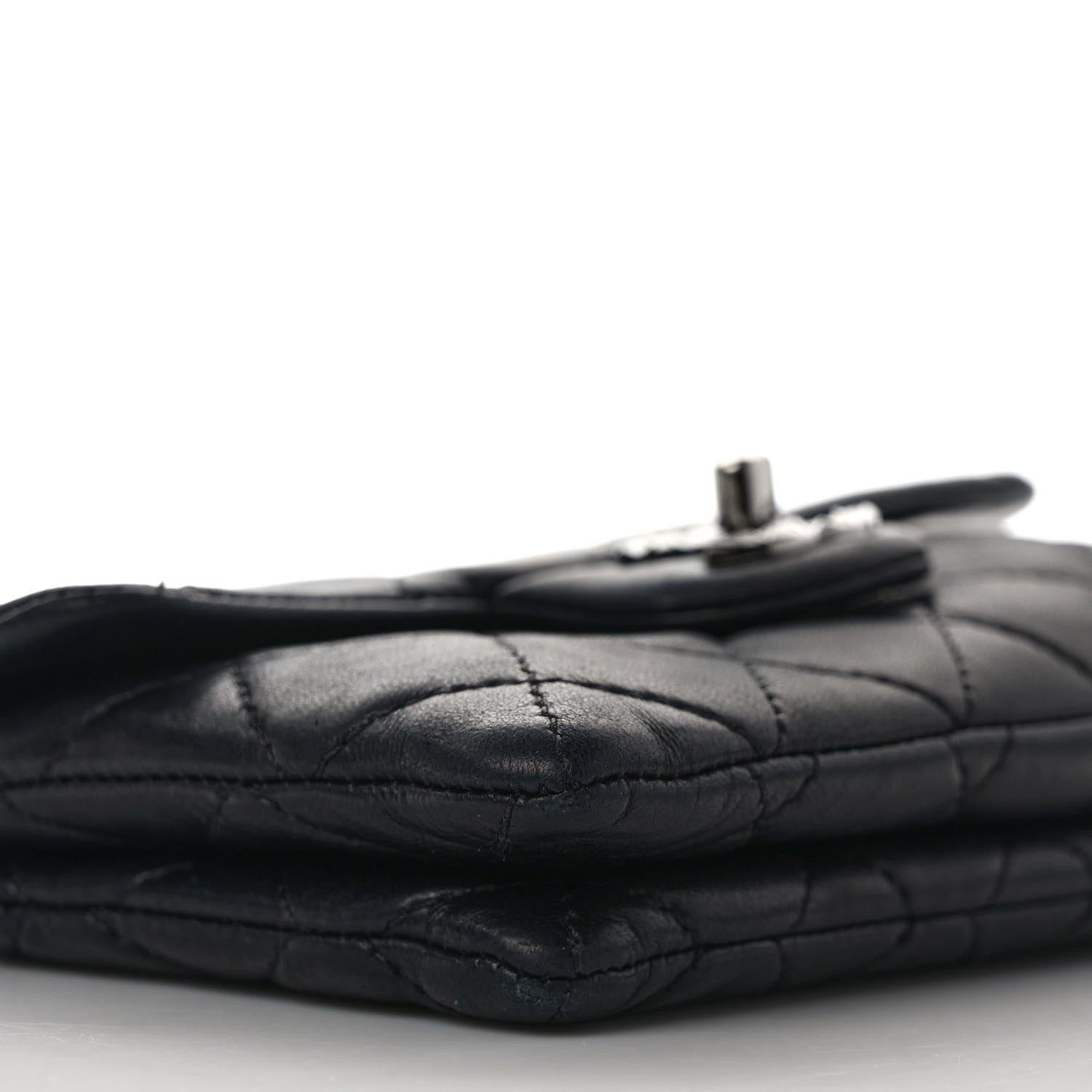 Chanel Lambskin Quilted Mini Mineral Nights Flap Crossbody Bag Black 8 of 8