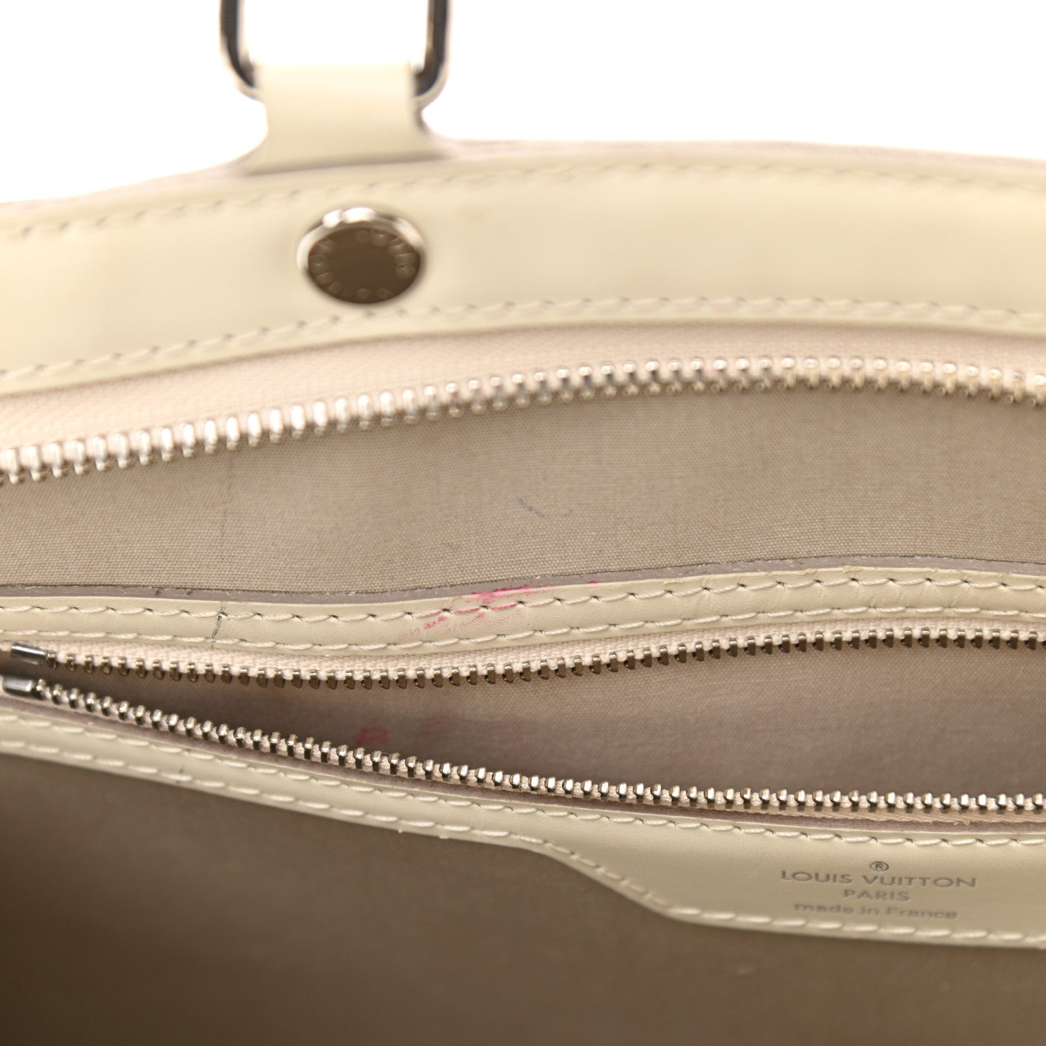 Louis Vuitton Epi Brea MM Ivory 8 of 10