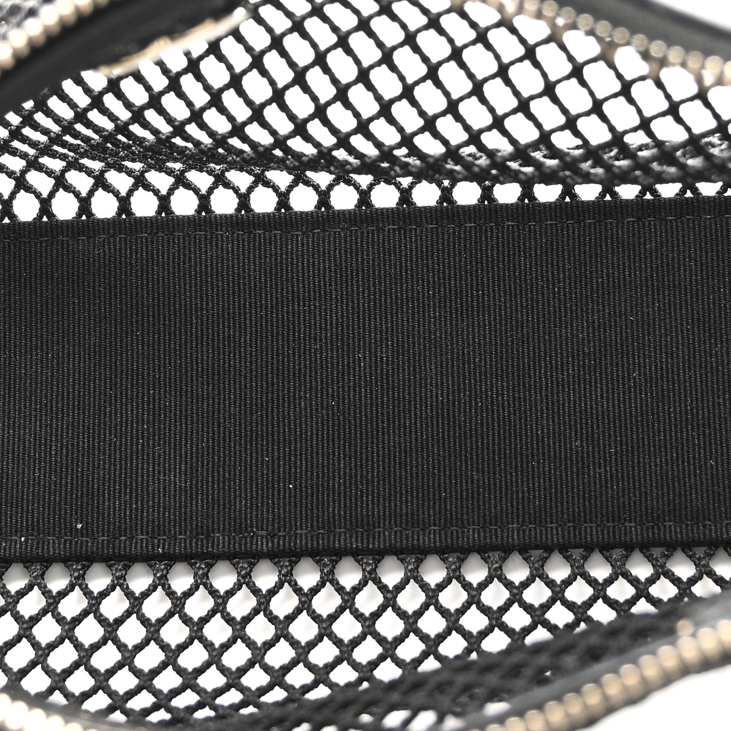 Chanel Mesh Shiny Lambskin Clutch With Chain Black 6 of 15