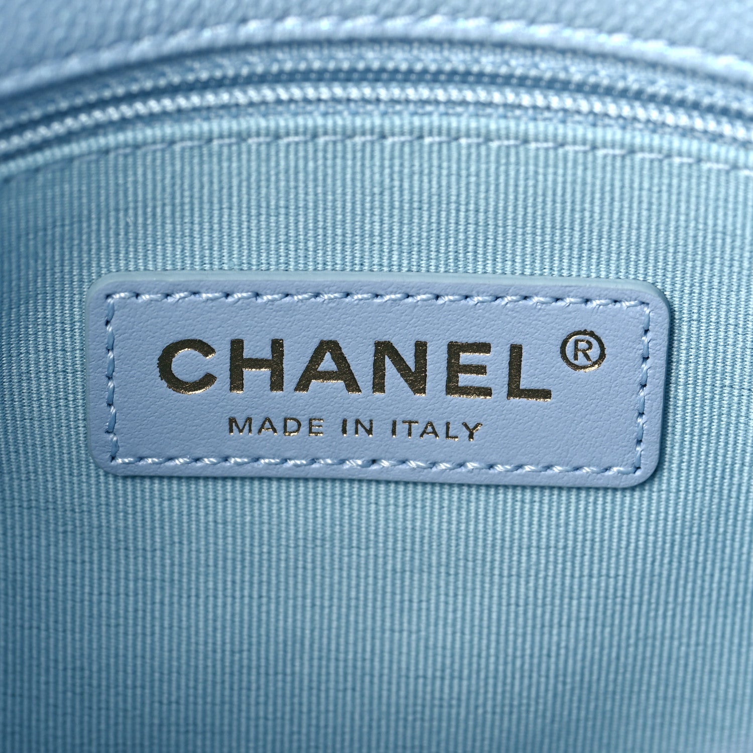 Chanel Iridescent Caviar Quilted Mini My Perfect Flap Light Blue 6 of 7