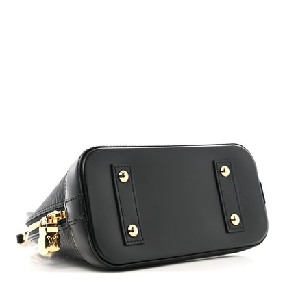 Louis Vuitton LV X TM Epi Alma BB Black 4 of 9