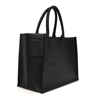 Christian Dior Calfskin Embossed Medium Book Tote Black 3 of 10