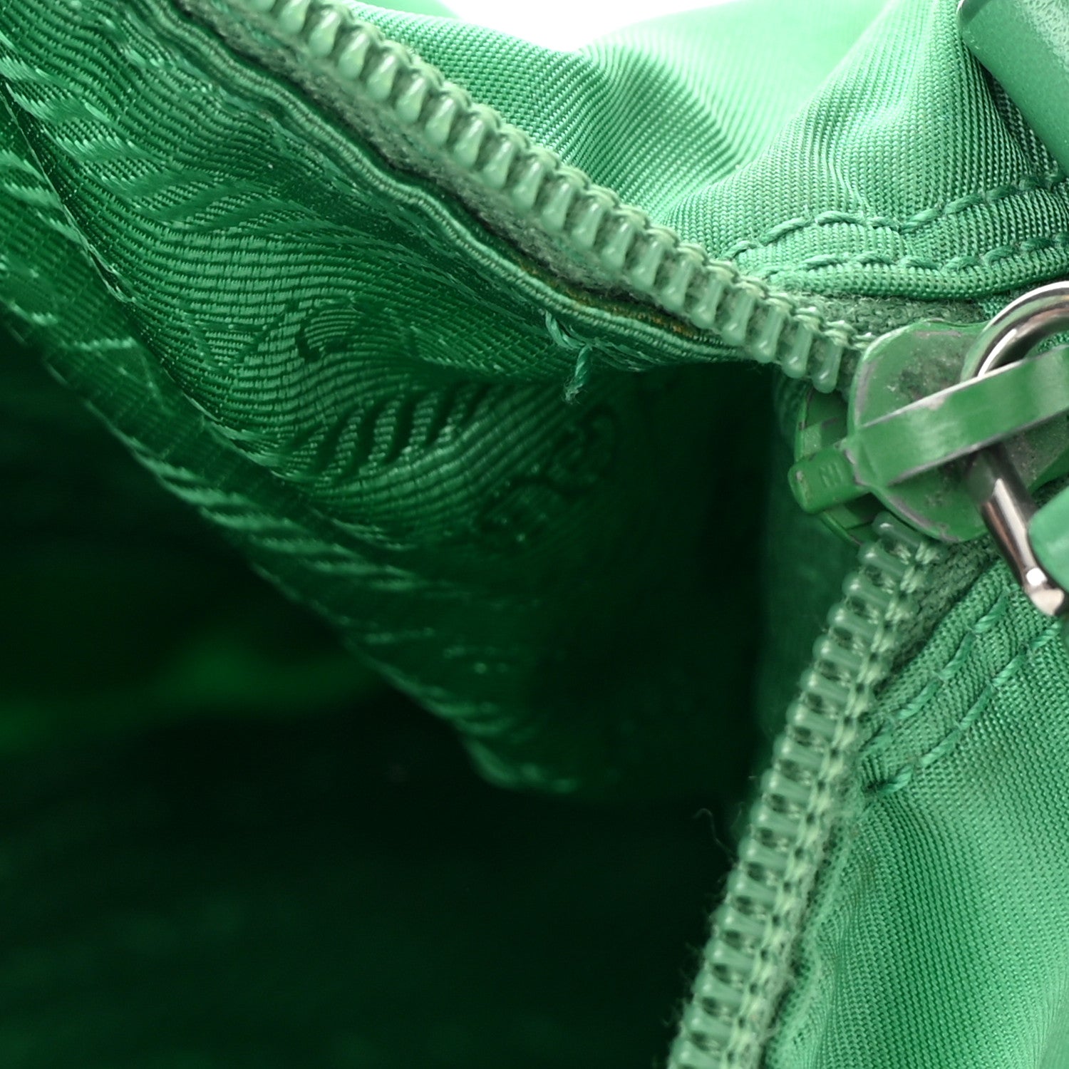 Prada Tessuto Nylon Messenger Bag Green 1246462 – FASHIONPHILE