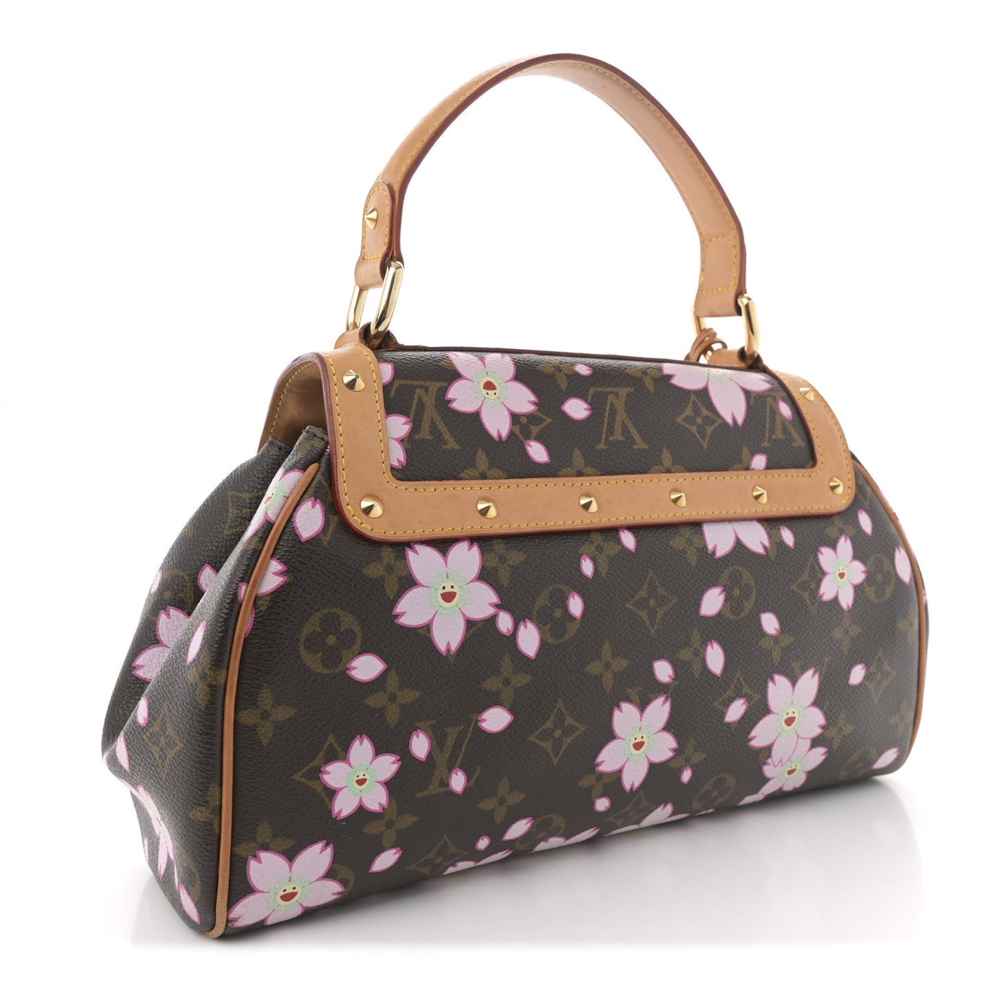Monogram Cherry Blossom Sac Retro Bag Brown