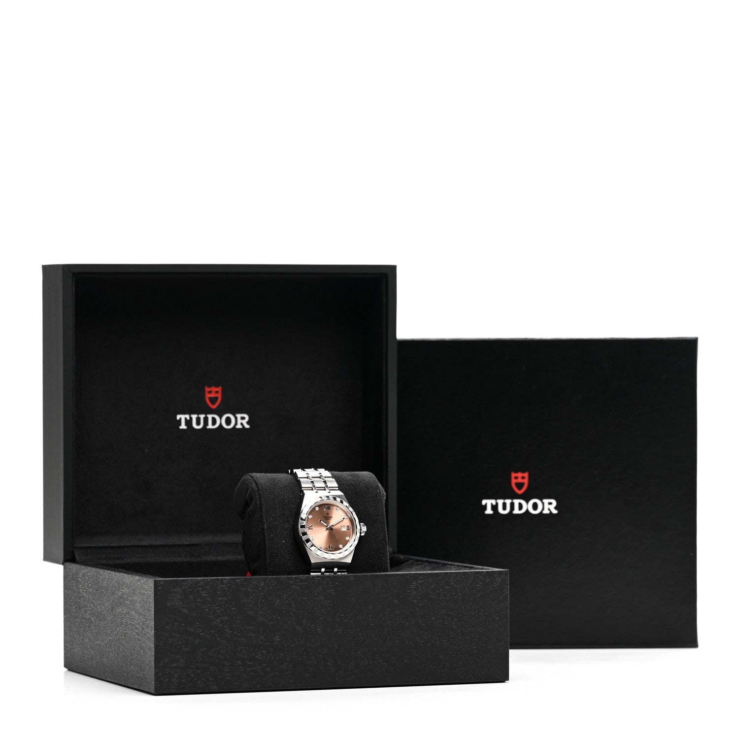 TUDOR Stainless Steel Diamond 28mm Royal Automatic Watch Pink 28300 5 of 5