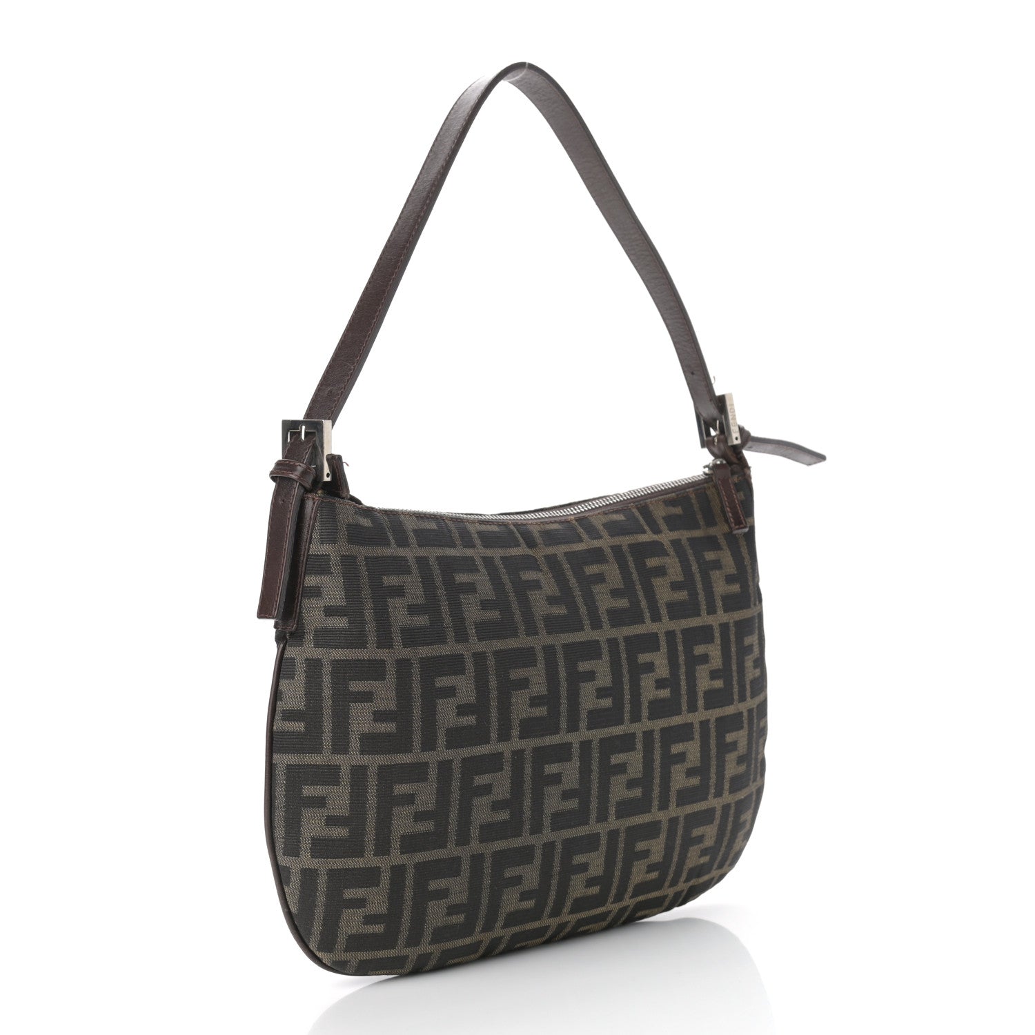 Fendi Zucca Shoulder Bag Tobacco 3 of 15