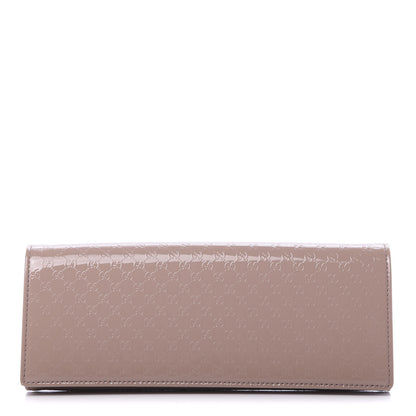 Gucci Patent Microguccissima Small Broadway Clutch Dark Cipria 1 of 9