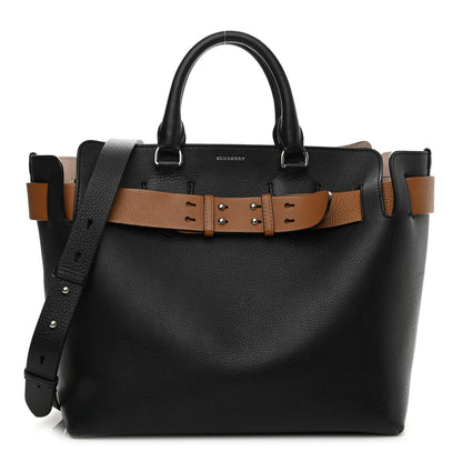 Burberry Soft Grain Calfskin Medium Belt Bag Black 1 of 15