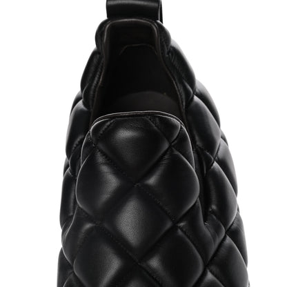 Bottega Veneta Lambskin Quilted Slip On Sneakers 41 Black 11 of 14