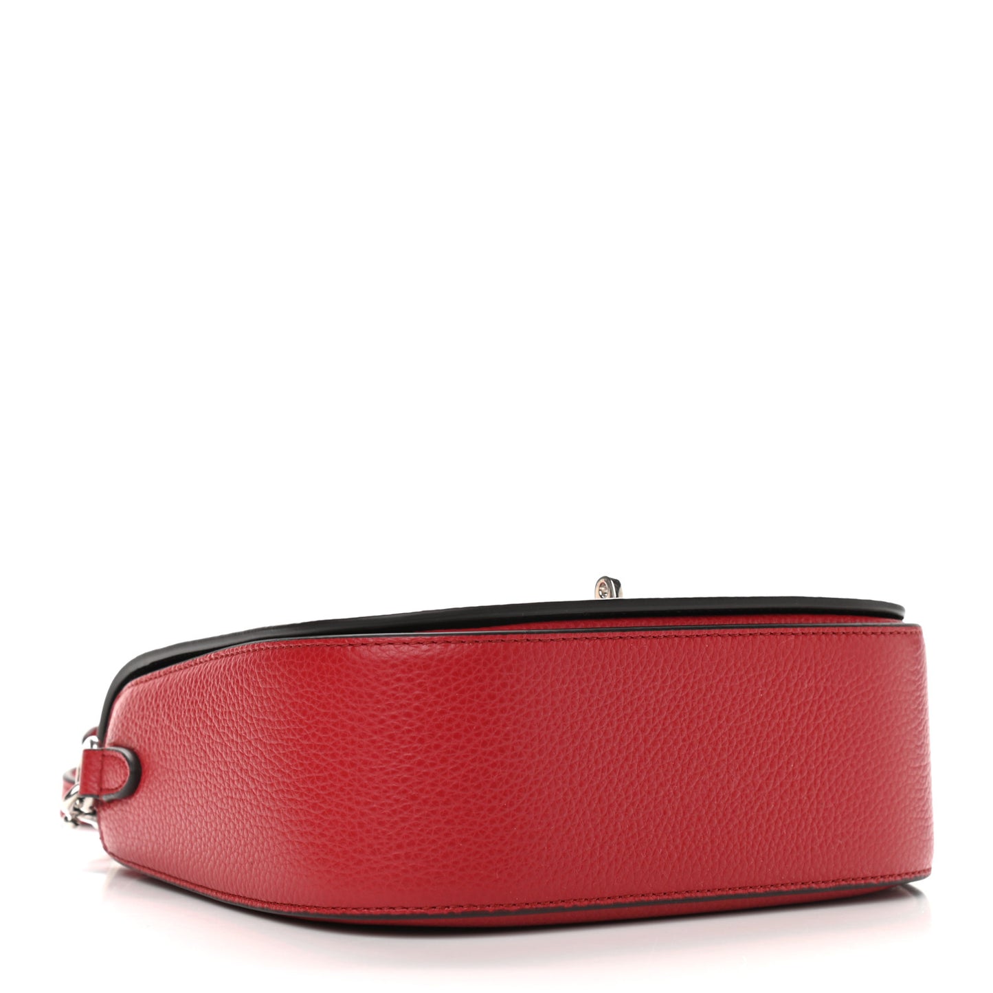 Classic Grained Calfskin Small Darley Satchel Scarlet