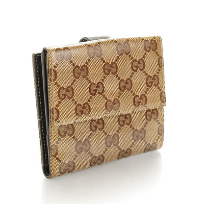 Gucci Crystal Monogram Hysteria French Wallet Dark Brown 2 of 7