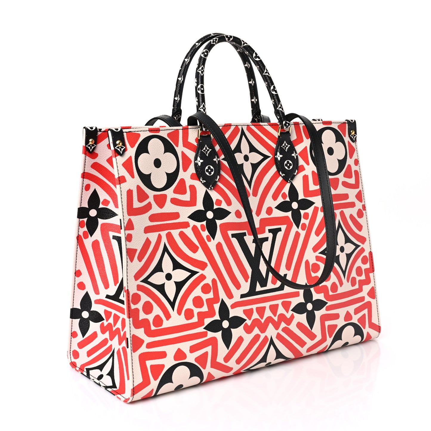 Monogram Giant Crafty Onthego GM Creme Rouge Black