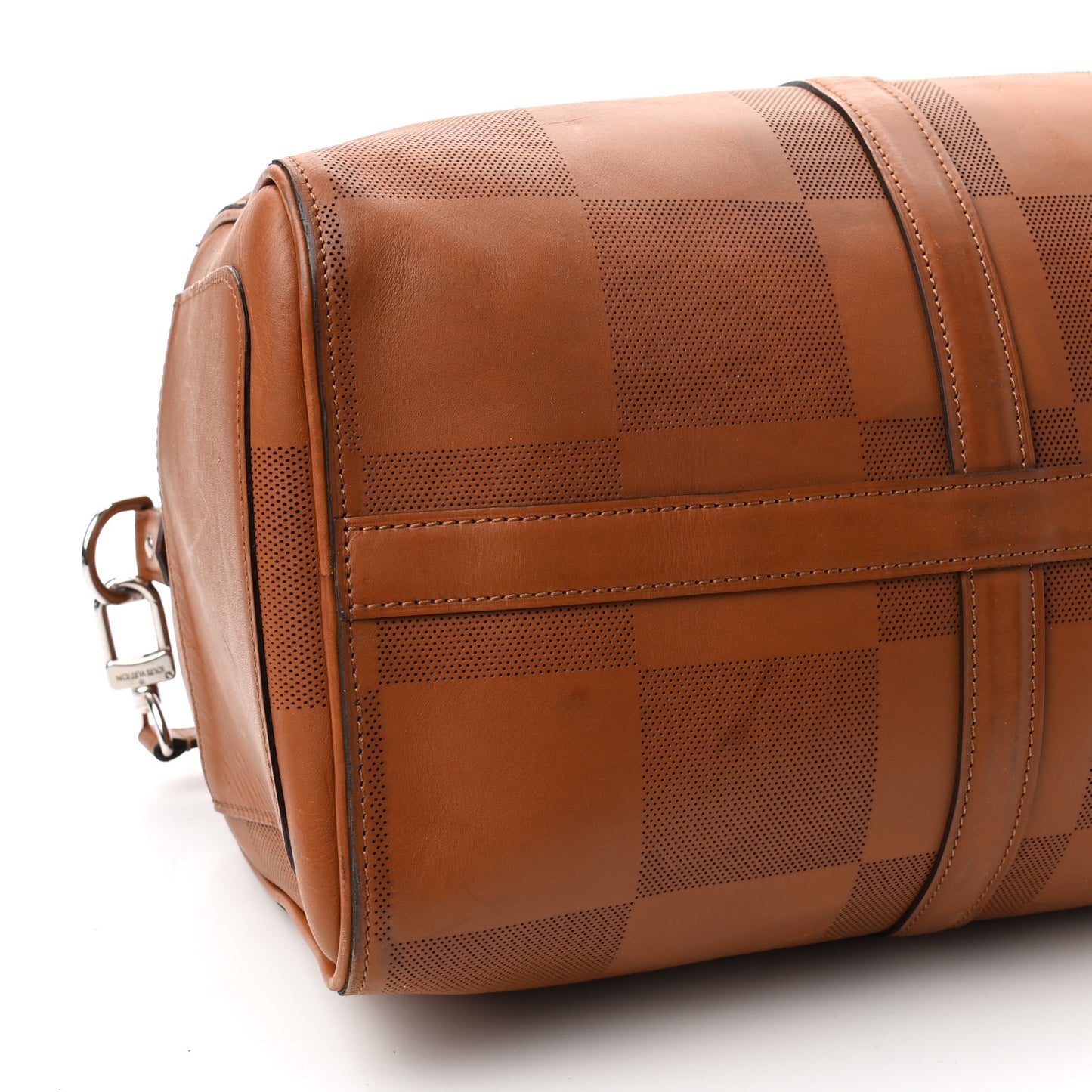 Nomade Grand Damier Keepall Bandouliere 45 Cognac