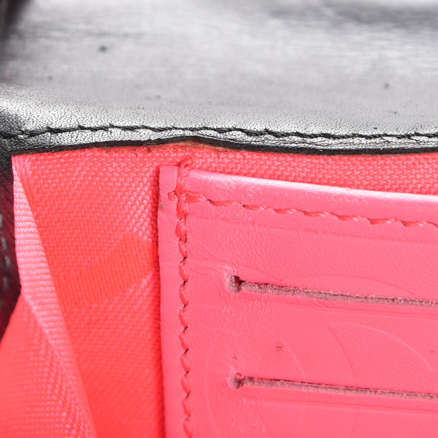 Calfskin Quilted Cambon Flap Wallet Black