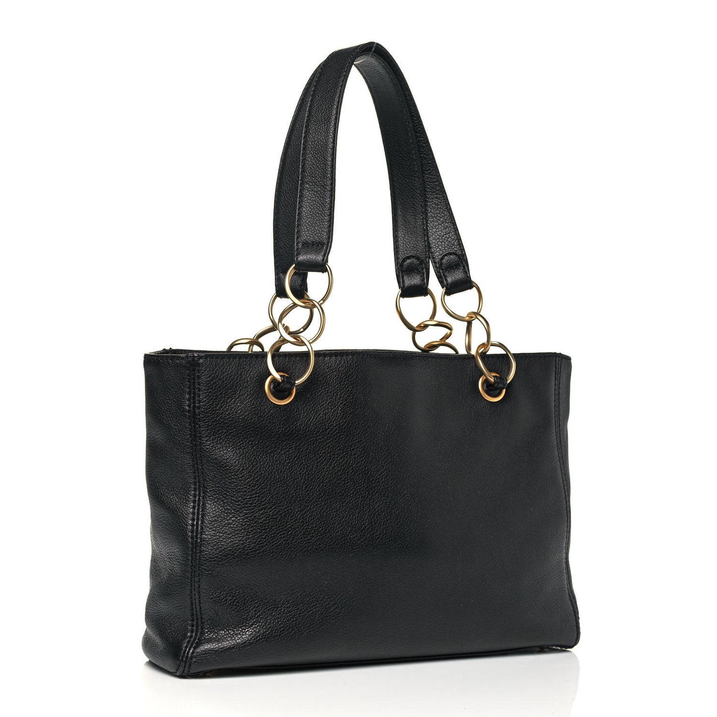 Caviar CC Shoulder Bag Black