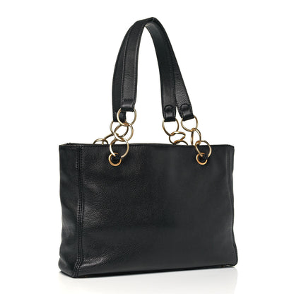 Chanel Caviar CC Shoulder Bag Black 2 of 9