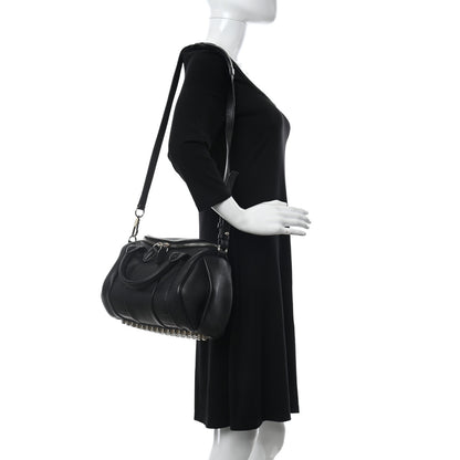 Alexander Wang Pebbled Lambskin Mini Rockie Black Gold Hardware 2 of 10