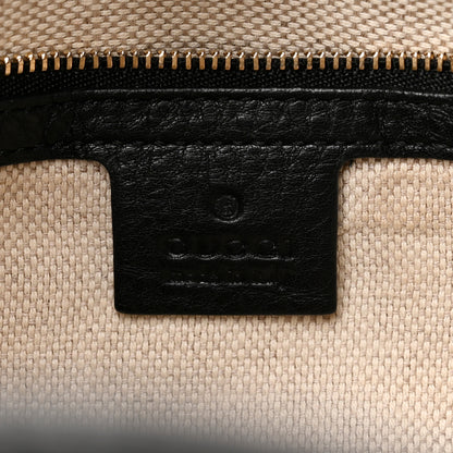 Gucci Pebbled Calfskin Large Soho Chain Shoulder Bag Black 6 of 11
