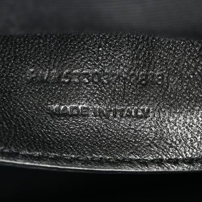 Saint Laurent Crinkled Calfskin Matelasse Monogram Baby Niki Chain Satchel Storm 7 of 15