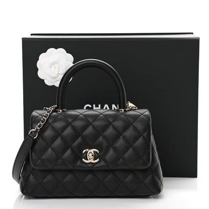 Chanel Caviar Quilted Mini Coco Handle Flap Black 11 of 11