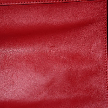 Celine Lambskin Horizontal Cabas Magenta 12 of 12