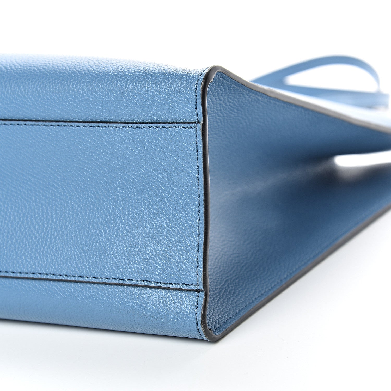 Marc Jacobs Grained Calfskin Grind Shopper Tote Mali Blue 9 of 10