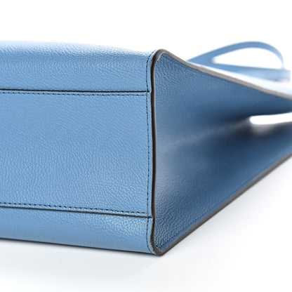 Marc Jacobs Grained Calfskin Grind Shopper Tote Mali Blue 9 of 10