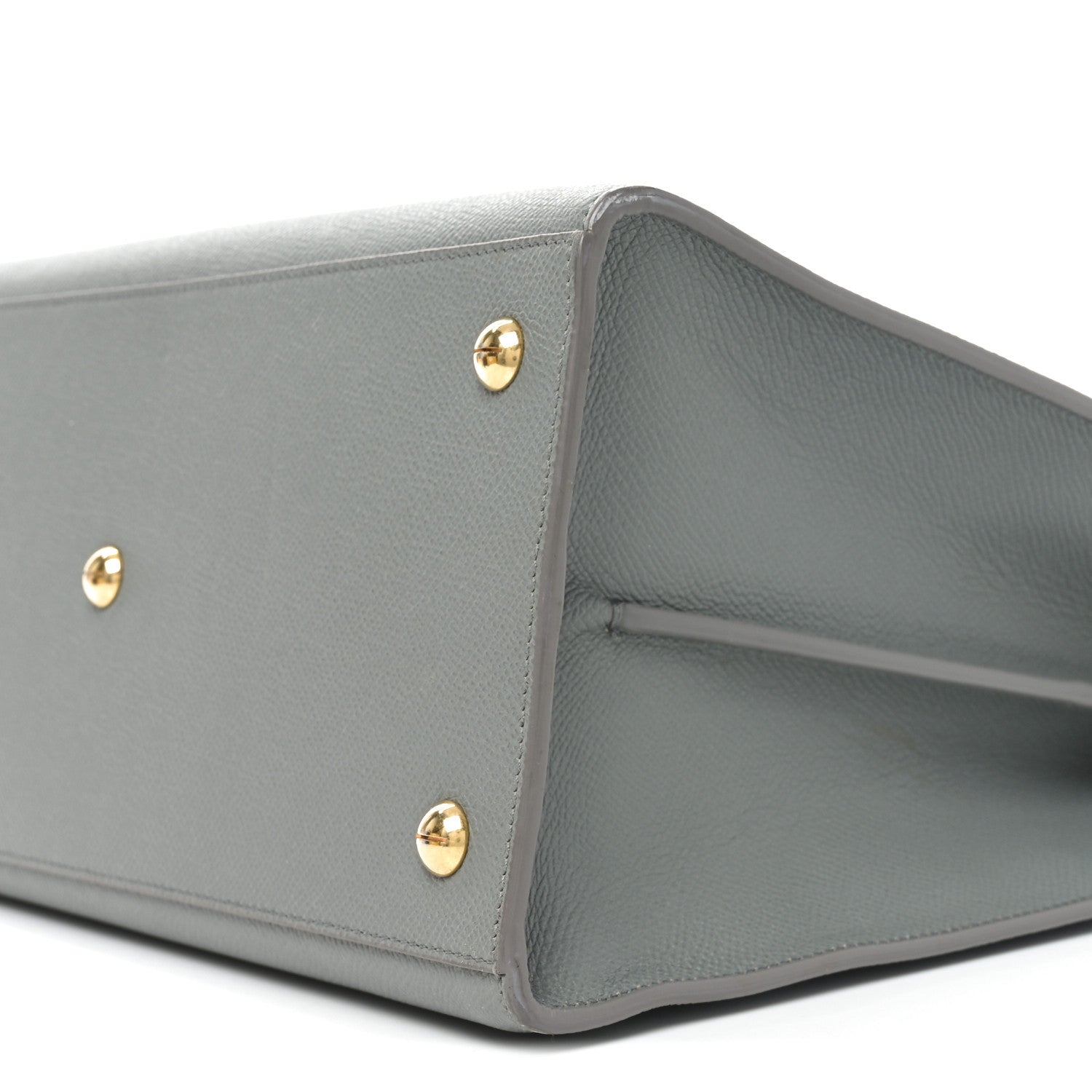 Christian Dior Grained Calfskin Large St. Honore Tote Grey Stone 9 of 9