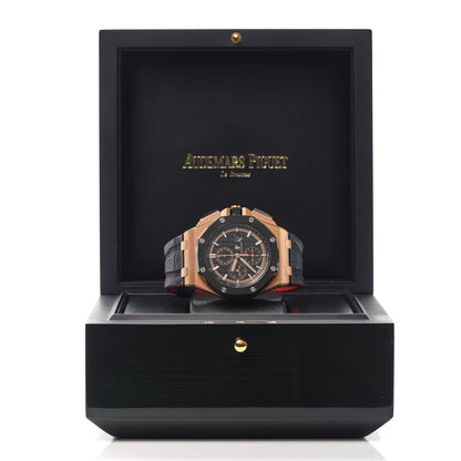 Audemars Piguet 18K Rose Gold 44mm Royal Oak Offshore Chronograph Automatic Watch Black 26401RO.OO.A002CA.02 7 of 7
