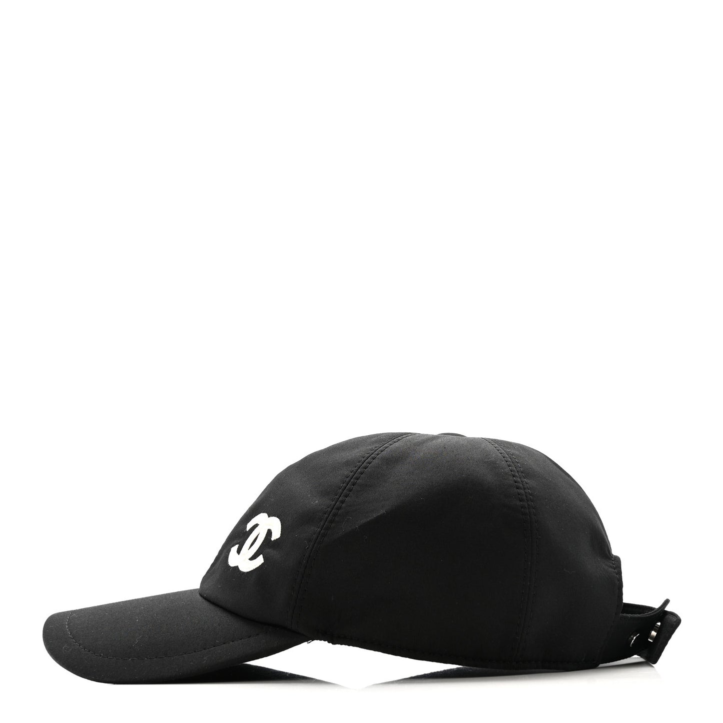 Cotton Sequin CC Cap Hat Black