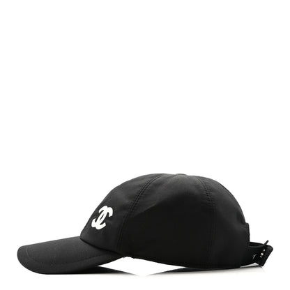 Chanel Cotton Sequin CC Cap Hat Black 4 of 9