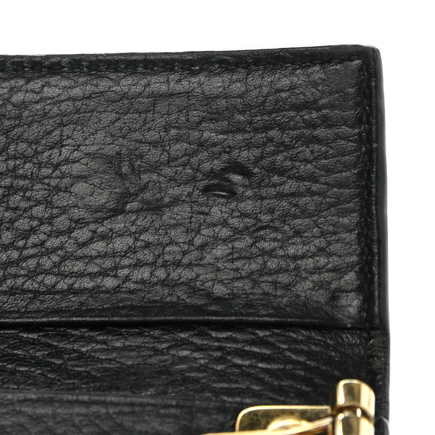 Gucci Dollar Calfskin GG Supreme Monogram GG Marmont 6 Key Holder Case Black Beige Ebony 8 of 8