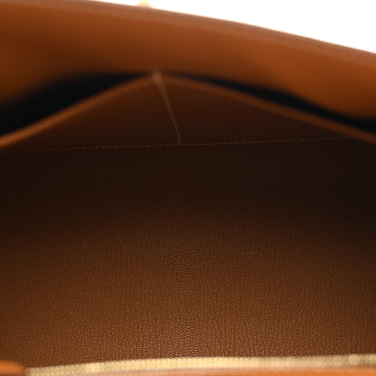 Hermes Epsom Kelly Sellier 28 Gold 4 of 10