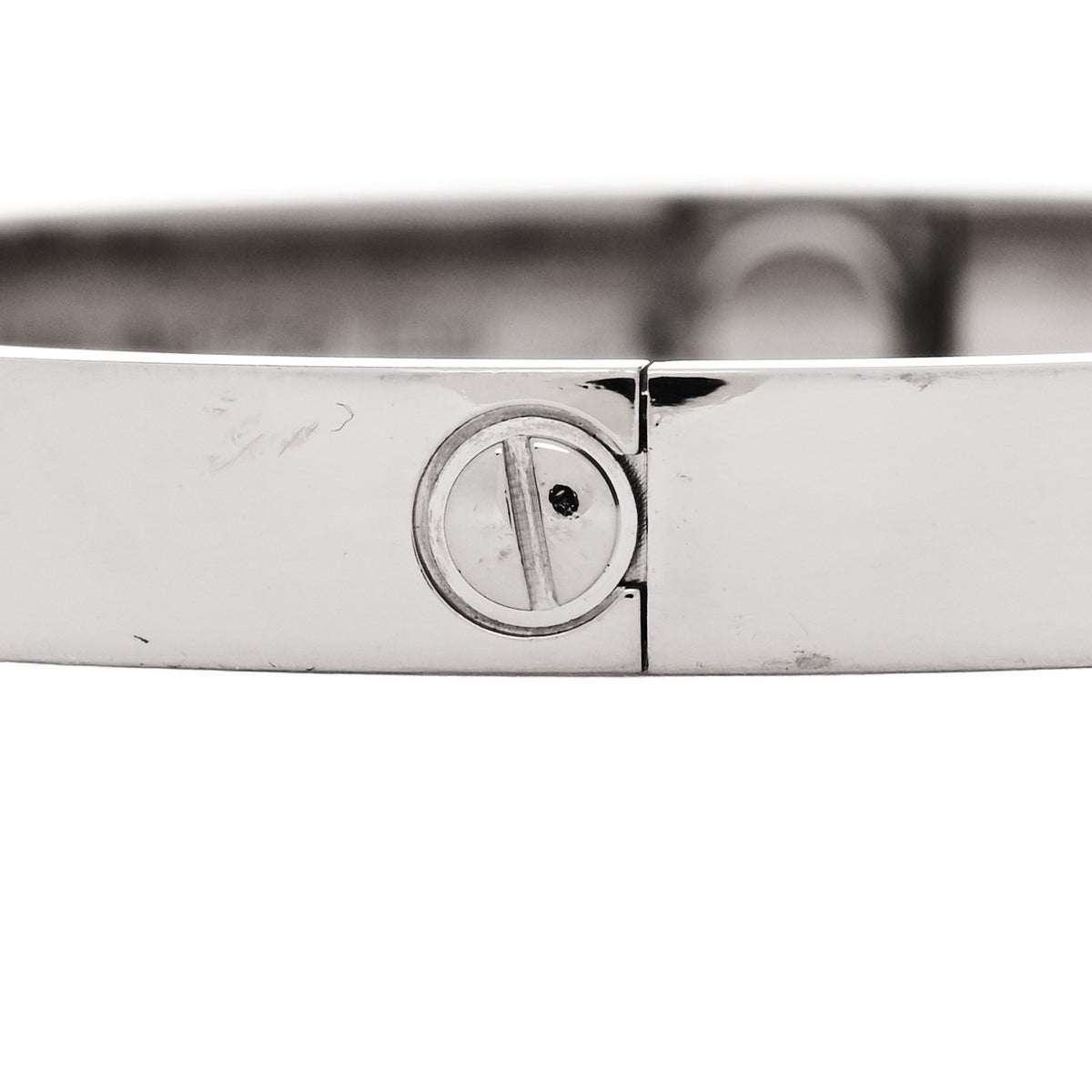 Cartier 18K White Gold LOVE Bracelet 16 4 of 9