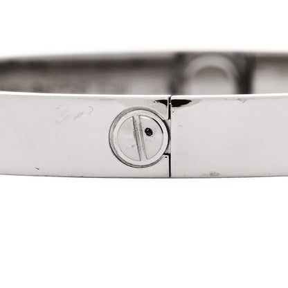 Cartier 18K White Gold LOVE Bracelet 16 4 of 9