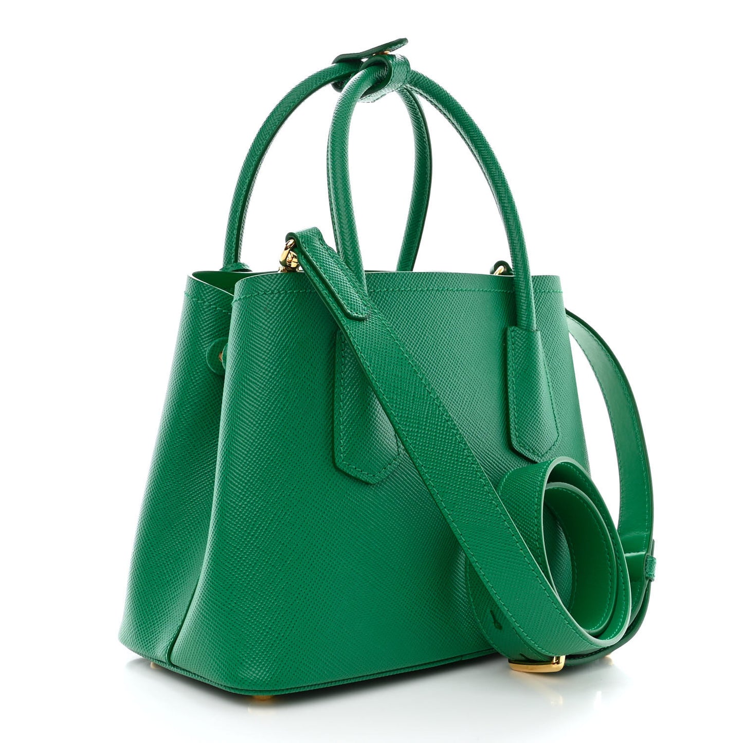 Saffiano Cuir Mini Double Bag Mango