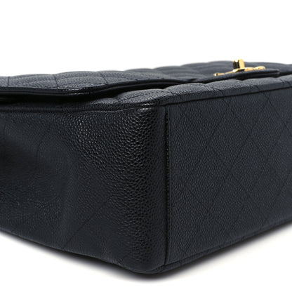 Chanel Caviar Quilted Maxi Double Flap Black 10 of 12