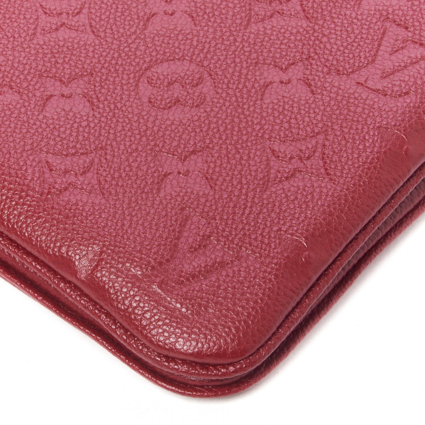 Empreinte Double Zip Pochette Cherry Berry
