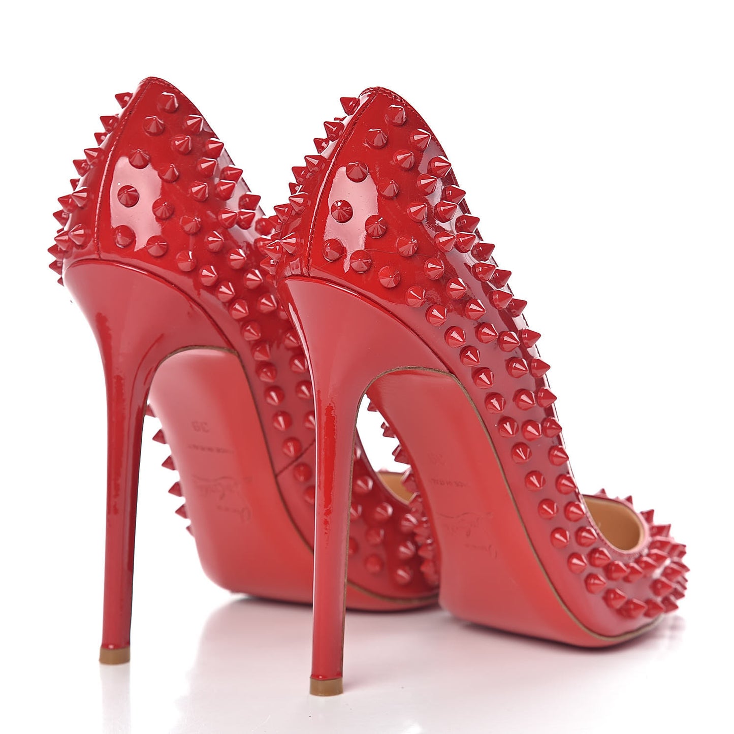 Patent Pigalle Spikes 120 Pumps 39 Flamenco